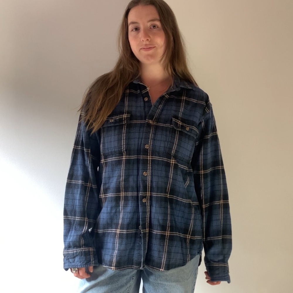 Field & Stream Blue Flannel Button Up